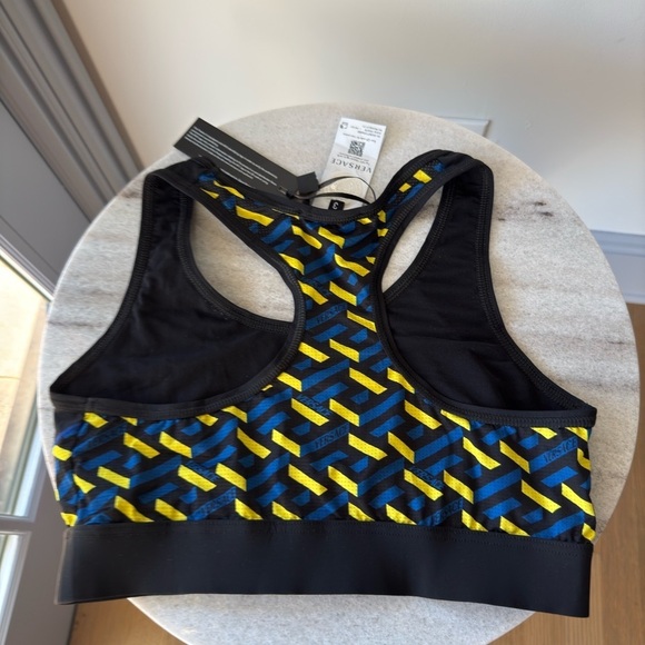 Versace Greca Signature Accent Sports Bra - Picture 7 of 8